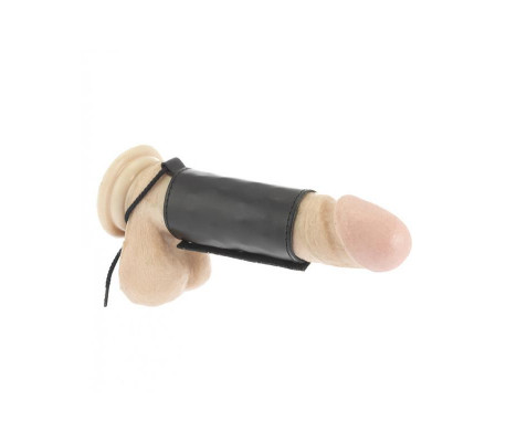 Tubo de Cuero para el Pene Ajustable