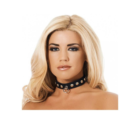 Collar Cuero Tachuelas