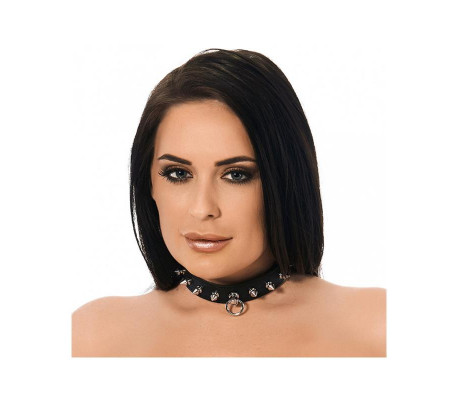 Collar Cuero con Pinchos