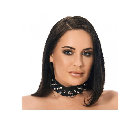 Collar Cuero con Pinchos