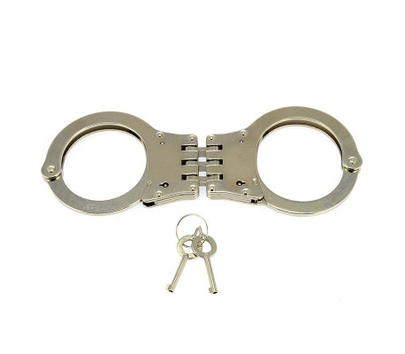 Rimba Bondage Play Esposas de Metal Ajustables
