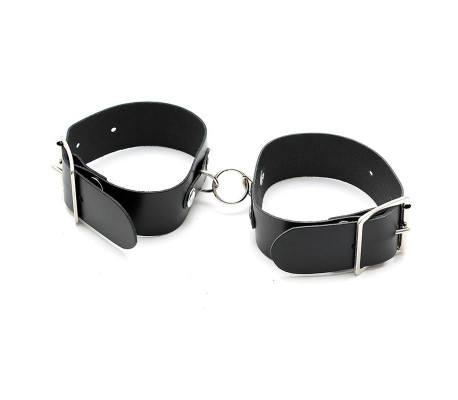 Rimba Bondage Play Esposas de Cuero Ajustables