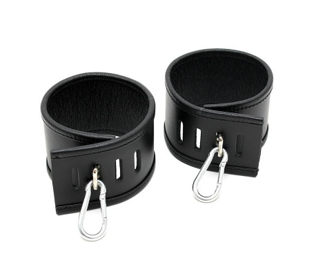 Rimba Bondage Play Esposas de Cuero Ajustables