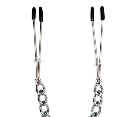 Rimba Bondage Play Pinzas para Pezones- Ajustables