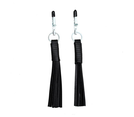 Rimba Bondage Play Pinzas para Pezones de Cuero