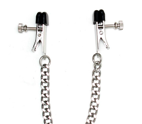 Pinzas Pezones con Cadena Metal Ajustables