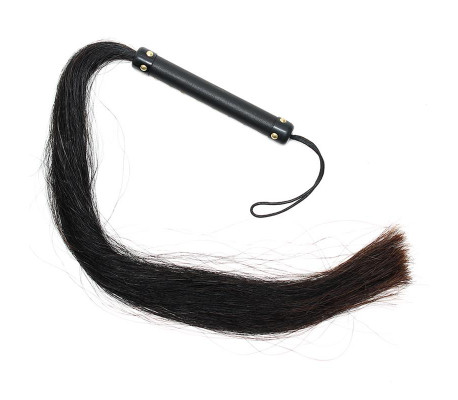 Rimba Bondage Play Látigo 85 cm Con Pelo de Caballo