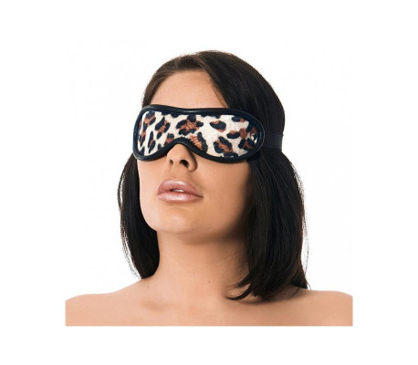 Antifaz con Estampado Leopardo Talla Única