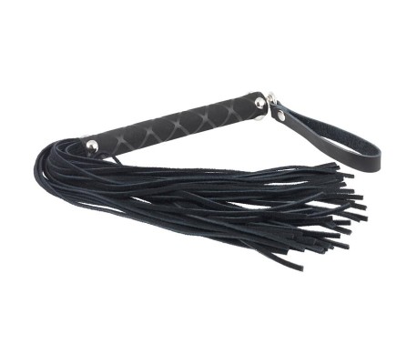 Flogger Cuero Negro 35 cm