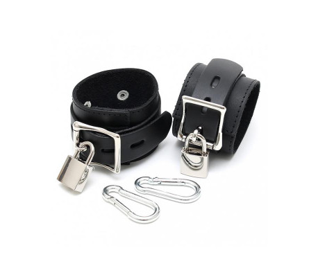 Esposas Pies Cuero Ajustables con Candado