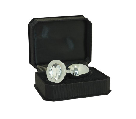 Plug Anal Acero Inoxidable Transparente