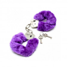Esposas Metálicas con Pelo Morado