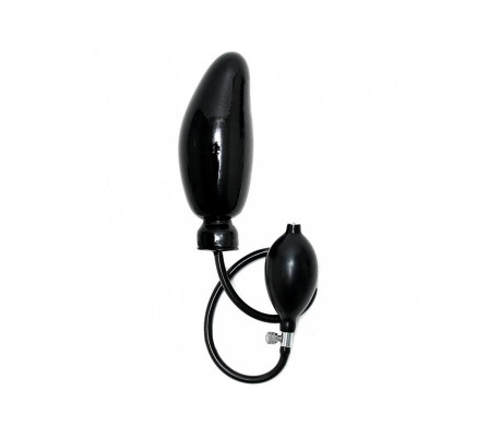 Dildo Inflable Látex Negro