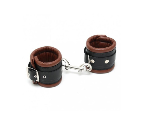 Esposas Cuero Negro y Marrón 7cm