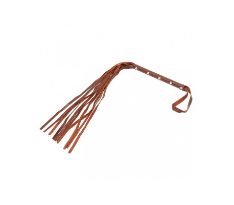 Flogger Cuero Marrón 62cm