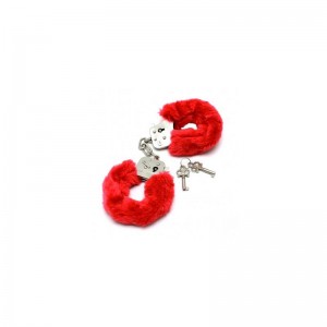 Esposas Metálicas con Pelo Rojo