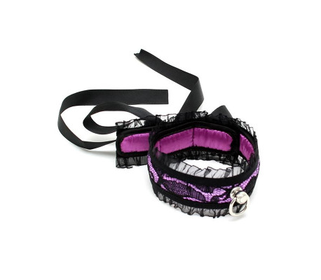 Collar de Satén Purpura