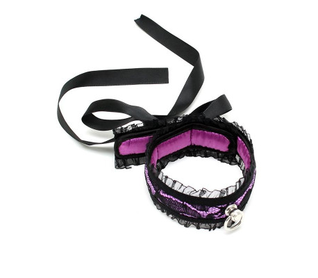 Collar de Satén Purpura