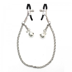 Pinzas para Pezones con Cadena y Cascabel