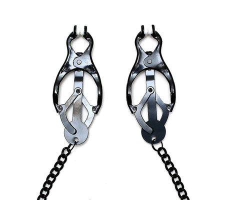 Pinzas para Pezones Estilo Mariposa con Cadena