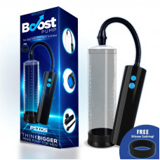 Bomba con Control Remoto para el Pene PSX05 USB Recargable Transparente