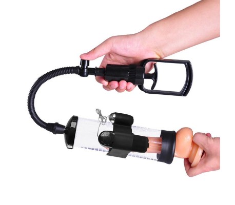 Bomba Manual para el Pene con Accesorio de Vibración PSX06