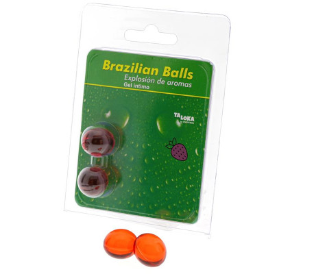Set 2 Brazilian Balls Explosión de Aroma Fresa
