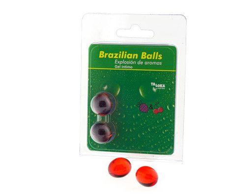 Set 2 Brazilian Balls Aroma de Fresa y Cereza