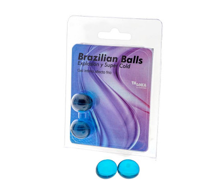 Set 2 Brazilian Balls Excitante Efecto Frío