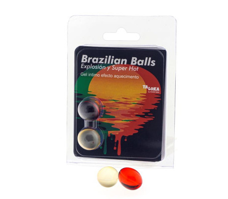 Set 2 Brazilian Balls Excitante Efecto Supercalentamieto