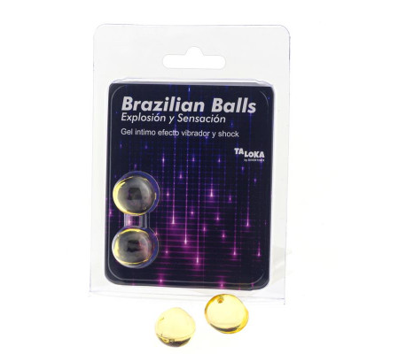 Set 2 Brazilian Balls Excitante Efecto Vibrador y Shock