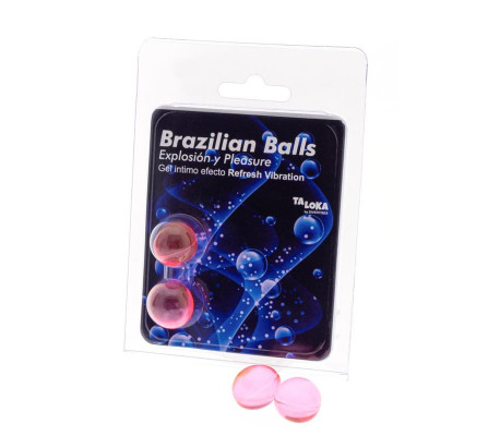 Set 2 Brazilian Balls Excitante Efecto Refresh Vibración
