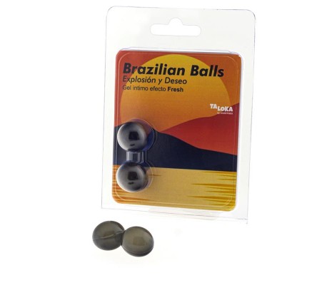 Set 2 Brazilian Balls Gel Excitante Efecto Fresh