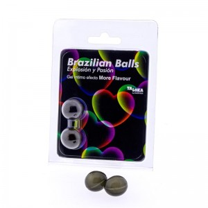 Set 2 Brazilian Balls Excitante Efecto More Flavour/Sabor