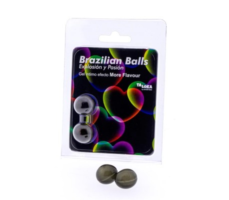 Set 2 Brazilian Balls Excitante Efecto More Flavour/Sabor