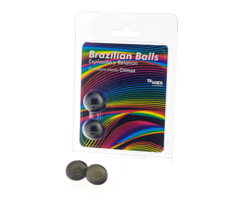 Set 2 Brazilian Balls Gel Excitante Efecto Climax