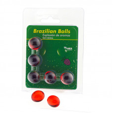 Set 5 Brazilian Balls Explosion de Aroma Fresa