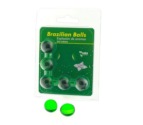 Set 5 Brazilian Balls Explosion Aroma Menta