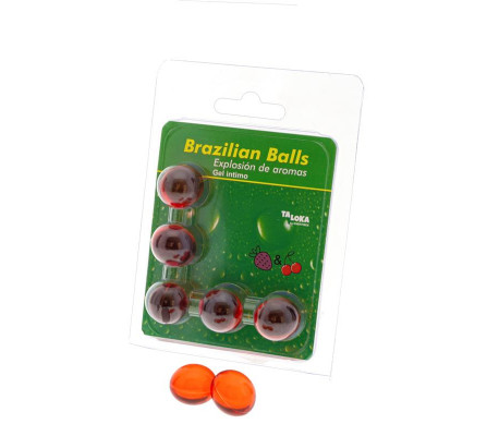 Set 5 Brazilian Balls Explosion Aroma Fresa y Cereza