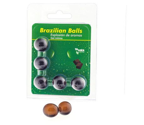 Set 5 Brazilian Balls Explosion Aroma Chocolate