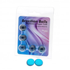 Set 5 Brazilian Balls Gel Excitante Efecto Frío