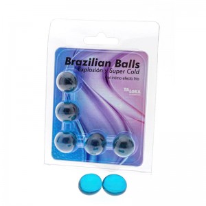 Set 5 Brazilian Balls Gel Excitante Efecto Frío