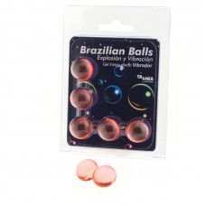Set 5 Brazilian Balls Gel Excitante Efecto Vibracion