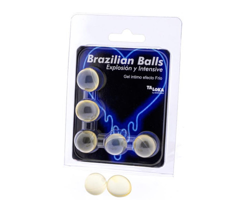 Set 5 Brazilian Balls Excitante Efecto Vibrante Frío