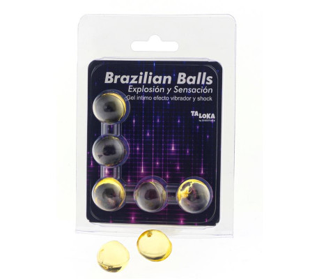 Set 5 Brazilian Balls Excitante Efecto Vibrador y Shock