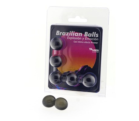 Set 5 Brazilian Balls Gel Excitante Efecto Power