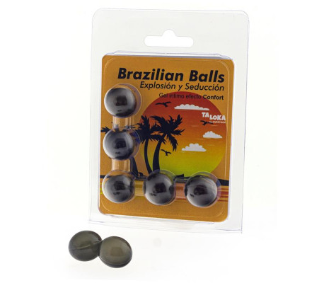Set 5 Brazilian Balls Gel Excitante Efecto Confort