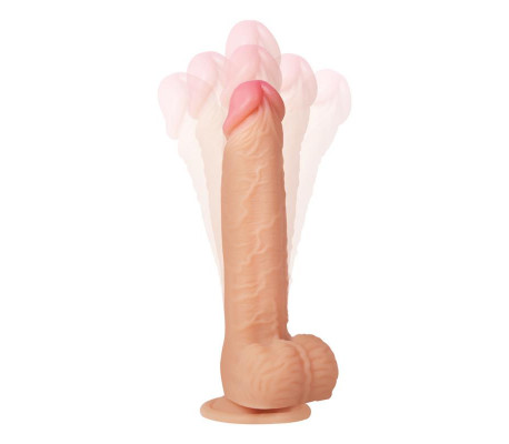 Cesur 3.0 Dildo Realista Vibración, Movimiento Ondulante, 360º y Telescópico Control Remoto USB