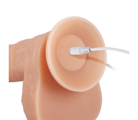 Cesur 3.0 Dildo Realista Vibración, Movimiento Ondulante, 360º y Telescópico Control Remoto USB