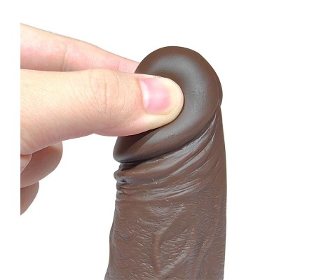 Severo Dildo Realista Turbo Shaking Thrusting, Rotación 360º Control Remoto Efecto Calor